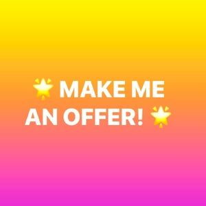 Open to any & all offers!